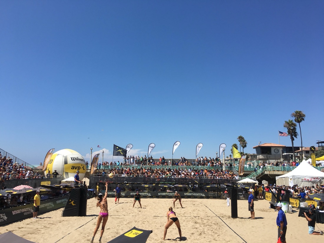 Pro beach volleyball