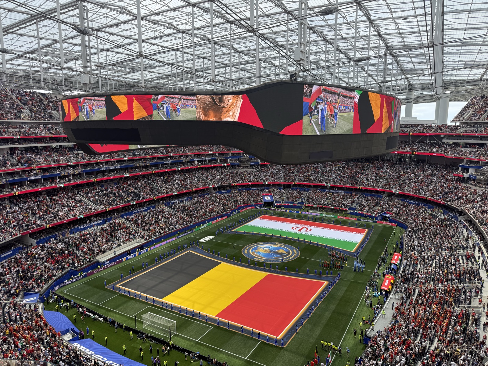 World Cup match at SoFi Stadium