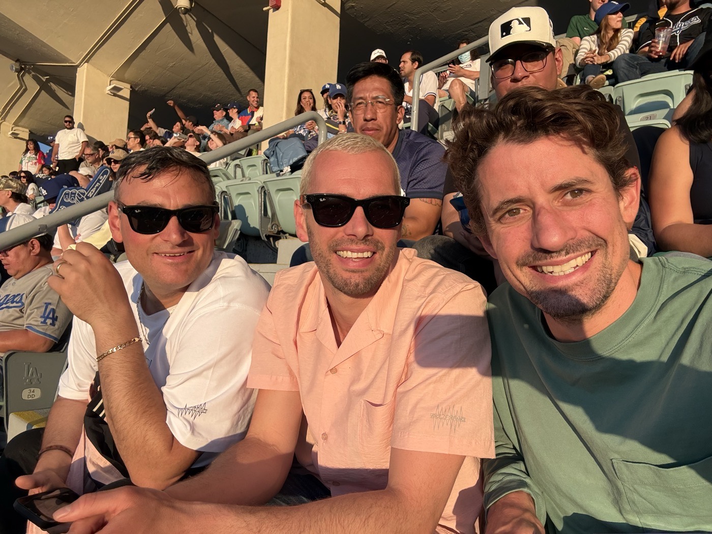 With the Bite Twice creators at Dodger Stadium